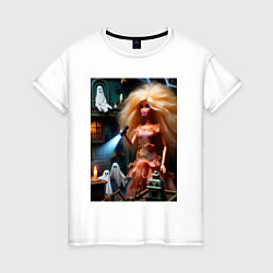 Женская футболка Барби с фонариком забралась на чердак в ночь на хэ