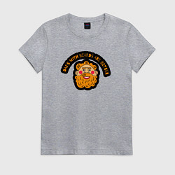 Женская футболка Папы с бородой лучше