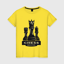 Женская футболка Chess master