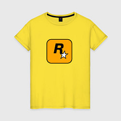 Женская футболка Rockstar logo