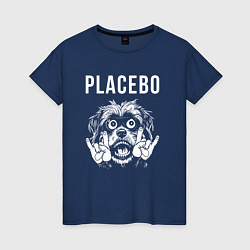 Женская футболка Placebo rock dog