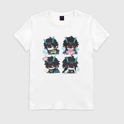 Женская футболка Дань Хэн стикеры