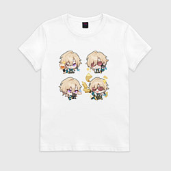 Женская футболка Авантюрин стикеры