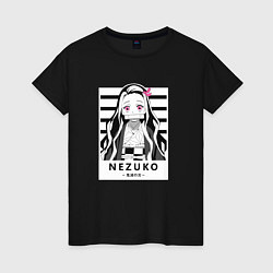 Женская футболка Nezuko girl hunter one