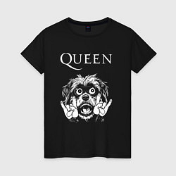 Женская футболка Queen rock dog