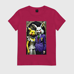 Женская футболка Семейная пара покемонов - нейроарт