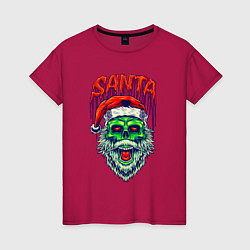 Женская футболка Dead zombie Santa