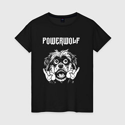 Женская футболка Powerwolf rock dog