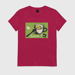 Женская футболка Чашка лимонного чая