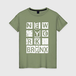 Женская футболка New York Bronx