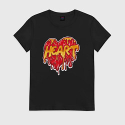 Женская футболка Honey heart