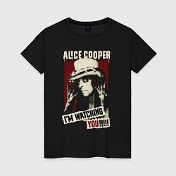 Женская футболка Alice Cooper im watching you