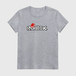 Женская футболка Роблокс - Новый год
