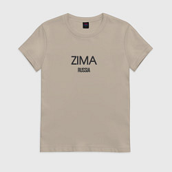 Женская футболка Zima