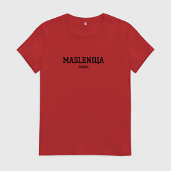 Женская футболка Masleniцa