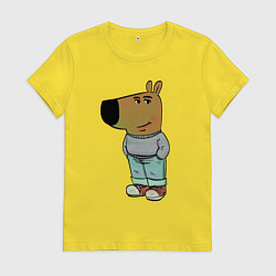 Женская футболка Чиловый парень