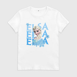 Женская футболка Эльза Холодное сердце