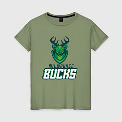 Женская футболка Milwaukee Bucks NBA