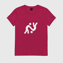 Женская футболка Бесконечный человек знак