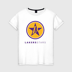 Женская футболка Lakers stars