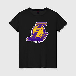 Женская футболка Lakers team