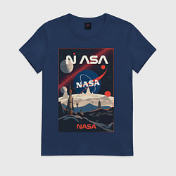 Женская футболка NASA ретро