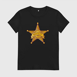 Женская футболка Шериф