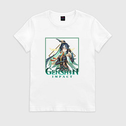 Футболка хлопковая женская Сянь Юнь, цвет: белый