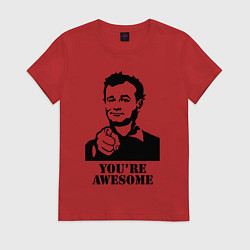 Женская футболка Билл Мюррей - ты потрясен