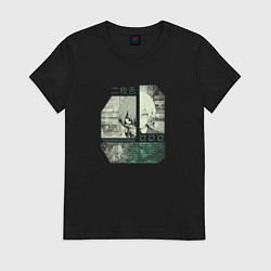 Женская футболка Двуликий юноша