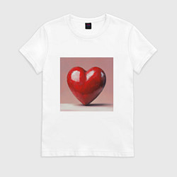 Женская футболка Огромная любовь