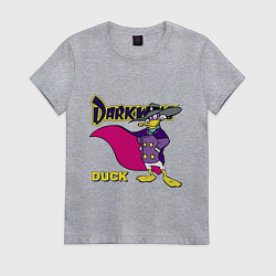 Женская футболка Чёрный плащ - Кряк Лапчатый