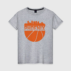 Женская футболка Phoenix basketball