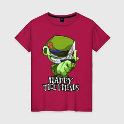 Женская футболка Happy three friends - Flippy