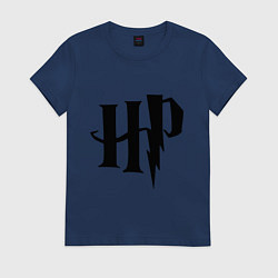 Женская футболка Гарри Поттер - логотип