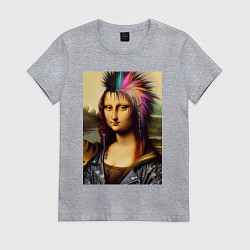 Женская футболка Mona Lisa - punks not dead