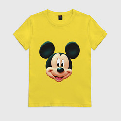 Женская футболка Mickey mouse head