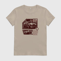 Женская футболка Автомобили для стритрейсинга