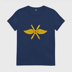 Женская футболка Воздушно-космические силы: эмблема