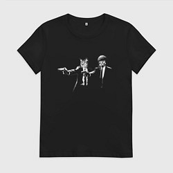 Женская футболка Кримяунальное чтиво