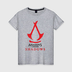 Женская футболка Assassins Creed Shadows - badge