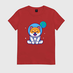 Женская футболка Space doggy