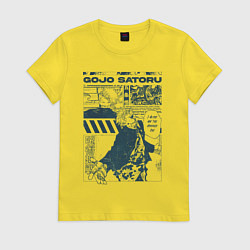 Женская футболка Годжо Сатору аниме