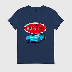 Женская футболка Bugatti - motorsport