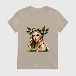 Женская футболка Девушка эльф арт