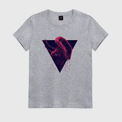 Женская футболка Чужой в треугольнике