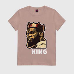 Женская футболка Король Леброн Джеймс