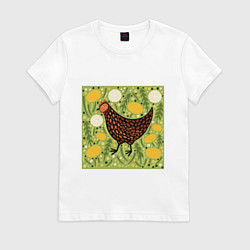Женская футболка Курочка ряба