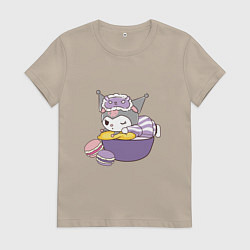 Женская футболка Куроми с макарунами