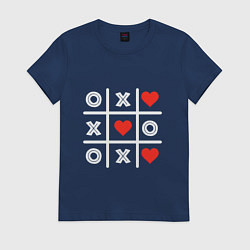 Женская футболка Крестики нолики